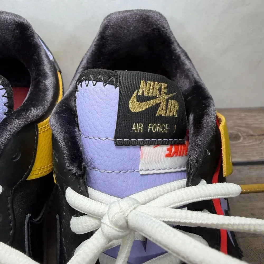 Nike Air Force 1 Low Shadow Sisterhood Dark Sulfer Sneakers Womens 7 DO6114-700